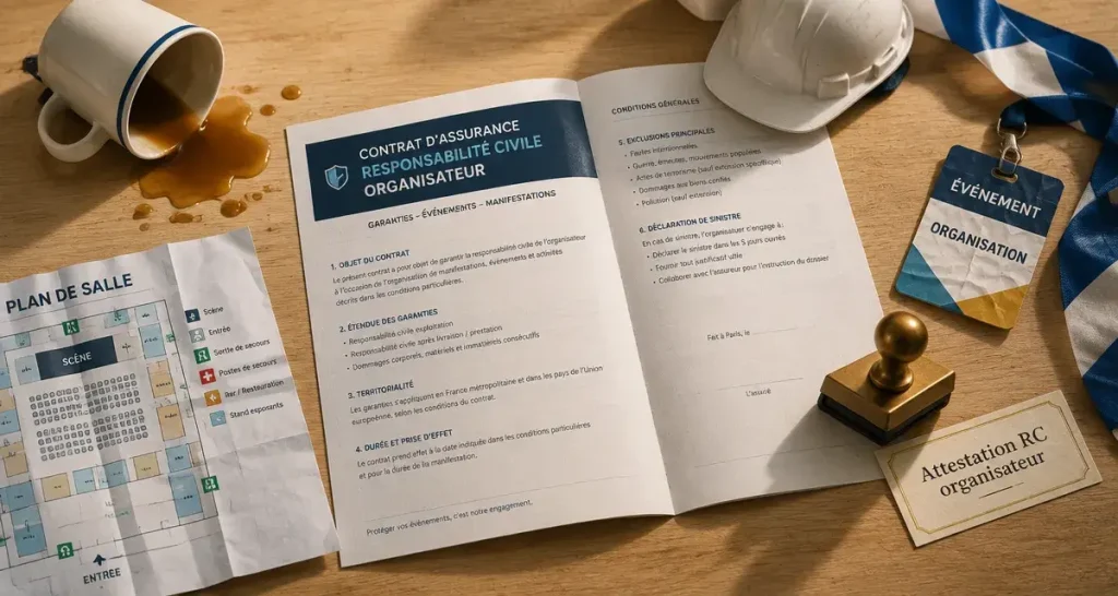 Assurance responsabilité civile organisateur : ce que votre contrat doit couvrir avant le jour J