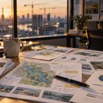Consultant environnement sur chantier, rapports ESG et cartes environnementales