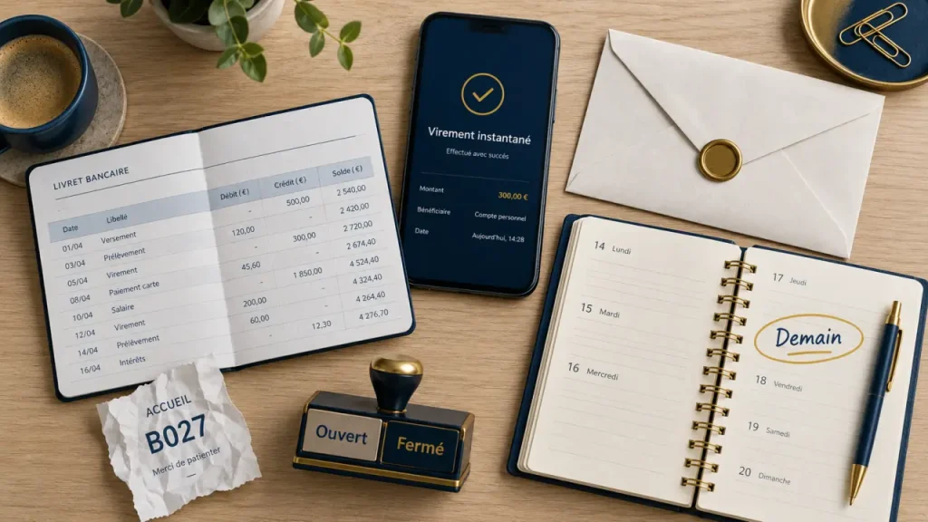 Les banques sont-elles ouvertes demain ? Horaires d’agence et virements : deux calendriers différents