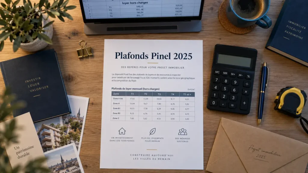 Plafond Pinel 2025 : les 4 barèmes au m² et le calcul du loyer maximal