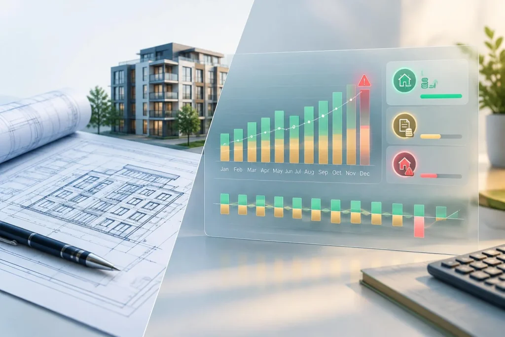 Rentabilité immobilière : le prévisionnel chiffré qui évite la mauvaise surprise en trésorerie
