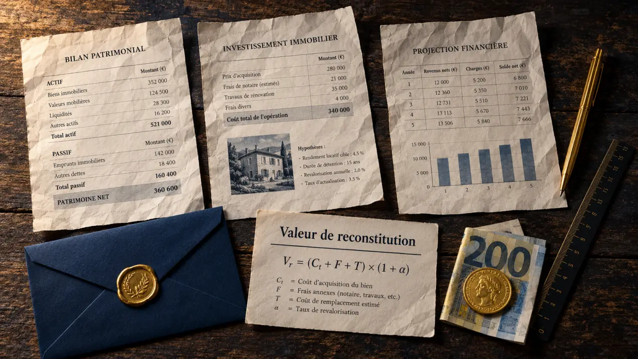 Valeur de reconstitution des SCPI : documents et formule, décote et surcote